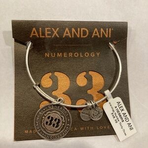 Alex and Ani numerology bracelet #33
